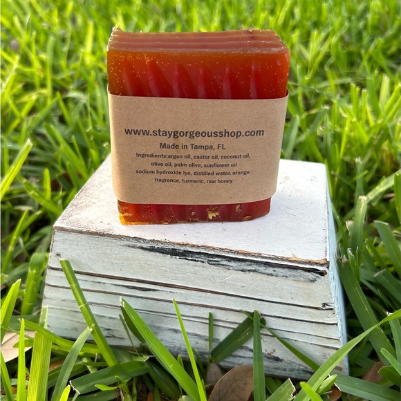 Turmeric and Orange Honey Soap - Picture 4 of 7